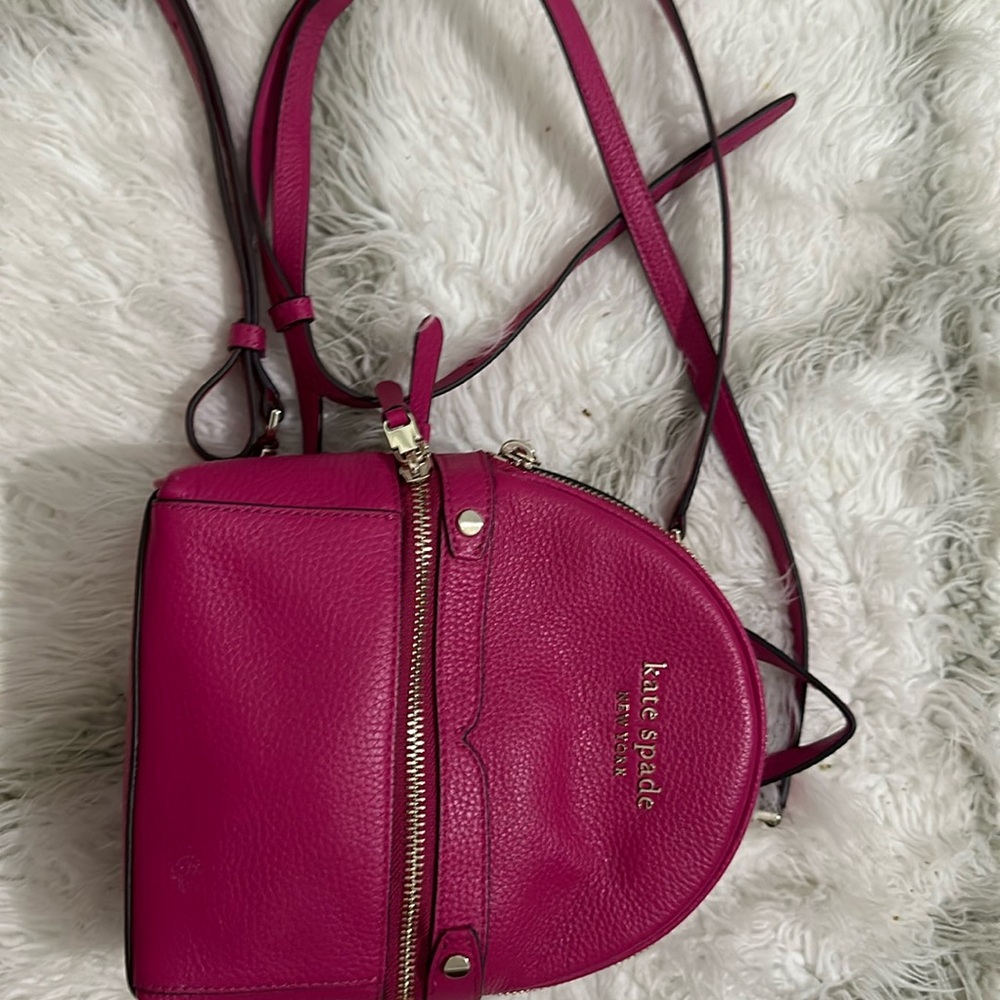 Kate spade hot pink mini backpack